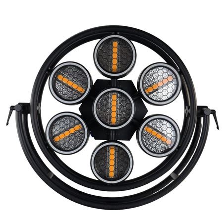 Zestaw: Reflektor retro R7 LED RGB COB + case transportowe