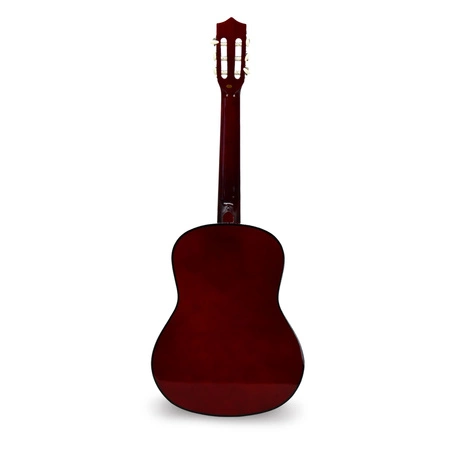 Zestaw: Gitara klasyczna 39" 4/4 naturalna+ akcesoria 2x statyw+ podnóżek gitarowy Golden Guitar