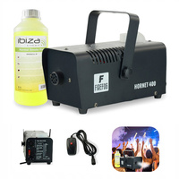 Zestaw: Wytwornica dymu 400W Hornet400 pilot przewodowy/ Firefog + płyn1l