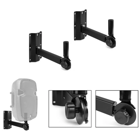 Uchwyt głośnikowy ścienny 2szt Vonyx WMS-05