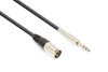 Kabel audio Vonyx XLR (m) do gniazda stereo 6,3 mm - 1,5 metra
