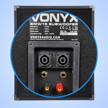 Subwoofer pasywny 15'' 600W Vonyx SMW15
