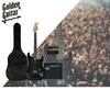 Gitara elektryczna - kompletny zestaw -Golden Guitar STEG-35 Czarny