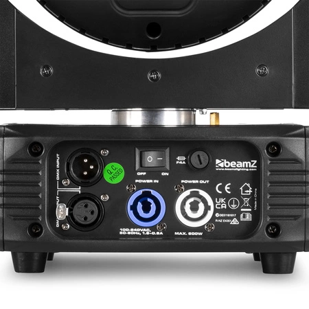 Zestaw: 2x Głowa ruchoma Fuze1910 Beamz ze sterowaniem kołowym+ Case