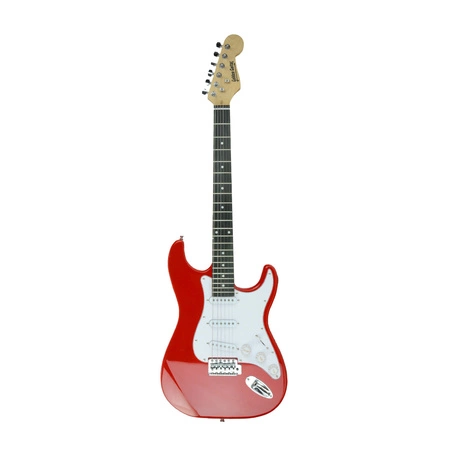 Gitara elektryczna - kompletny zestaw -Golden Guitar STEG-20 Czerwona Stratocaster