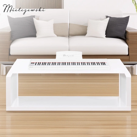 Pianino cyfrowe dynamiczne TIENTO białe Mielczewski