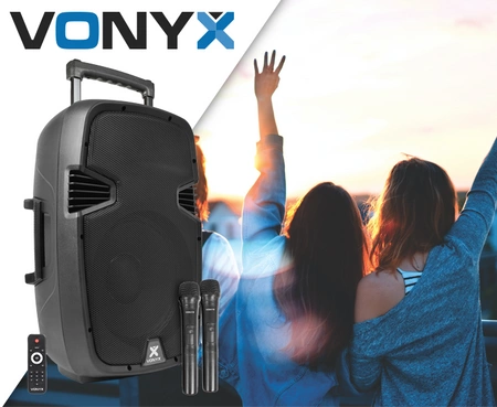 Kolumna mobilna z mikrofonami Vonyx SPJ-PA912