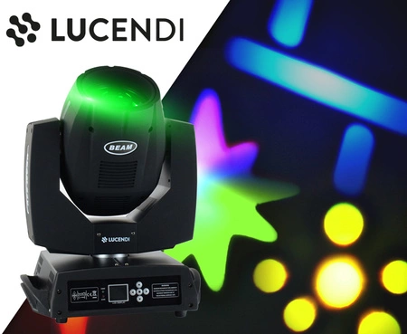 Głowa ruchoma BEAM230 lampa wyładowcza 7R 230W Lucendi