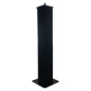 Czarny totem duży 135-250cm PTS24W statyw sceniczny DJ z akcesoriami