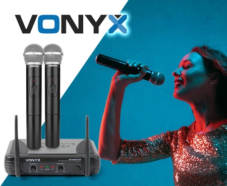 Zestaw mikrofonów bezprzewodowych Vonyx STWM712