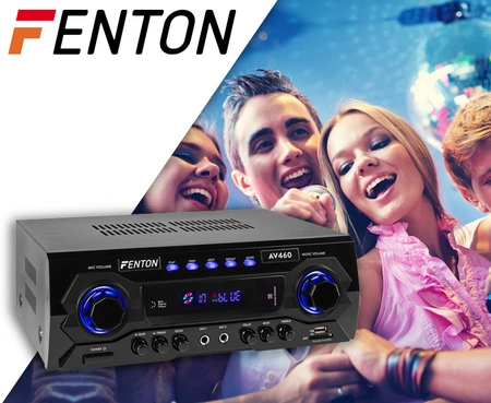 Wzmacniacz karaoke 2x 250W BT pilot AV460 Fenton