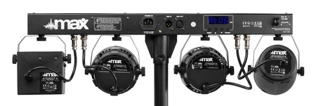 Zestaw oświetleniowy 4w1 MAX PARTYBAR09 + torba