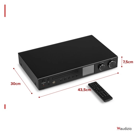 Radio internetowe DAB CD ze wzmacniaczem Bolzano Audizio