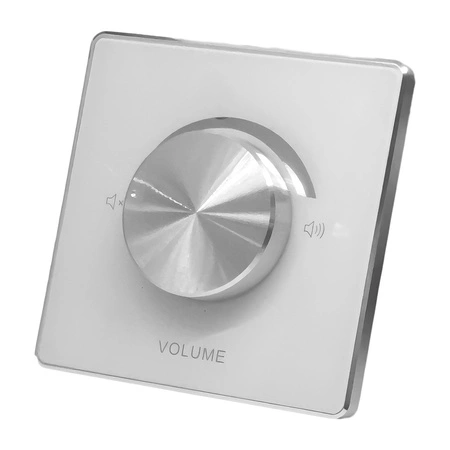 Regulator głośności 10W/100V - ARG3 srebrne szkło Audioport