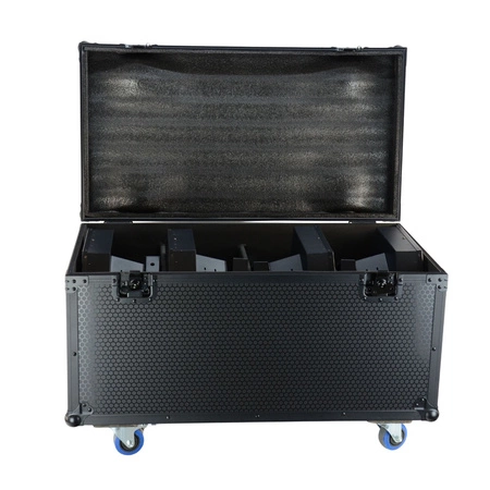 Zestaw: 4x Reflektor retro H1 RGB+W LED DMX + case transportowe