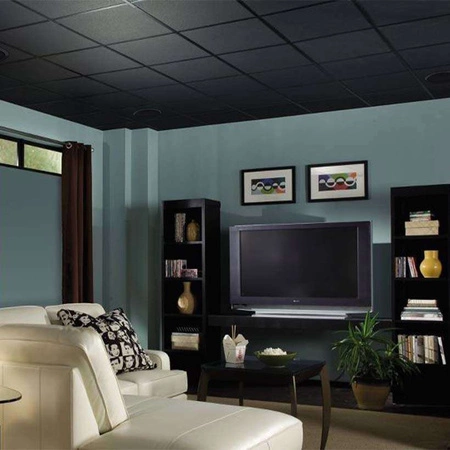 Głośnik sufitowy niskoprofilowy 100V 8" 40W czarny NCSP8