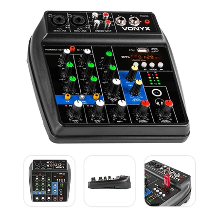 Mikser analogowy USB BT VMM100 Vonyx