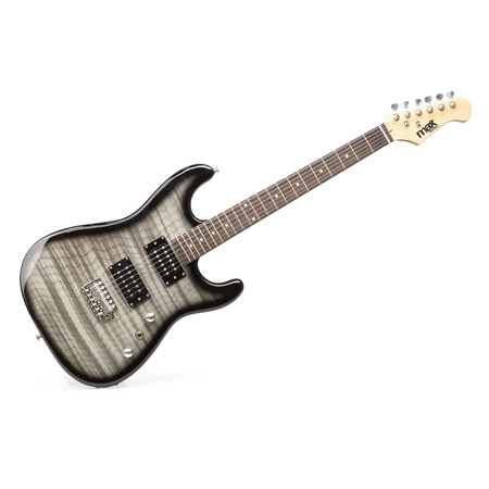 Zestaw: Gitara elektryczna GigKit Max czarna+ wzmacniacz akcesoria