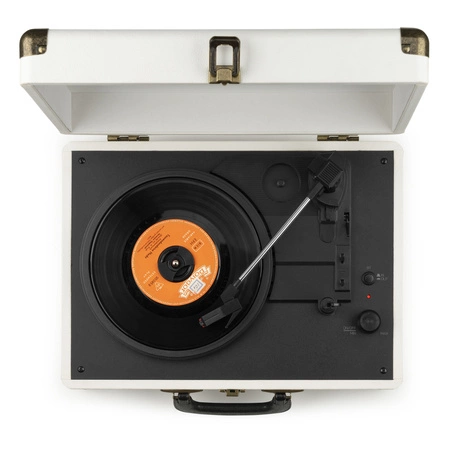 Gramofon w walizce z BT In/Out RP116CR Audizio biały