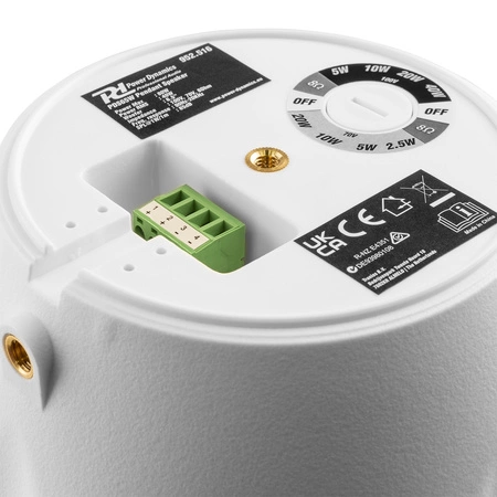 Głośnik wiszący 100V 6,5” biały PDS65W Power dynamics