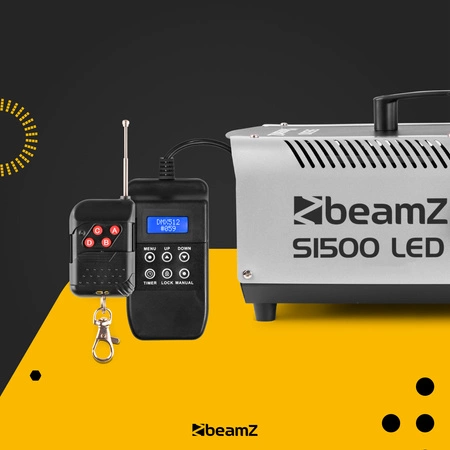 Zestaw: Wytwornica dymu LED DMX 1500W S1500LED+ płyn do dymu 5l