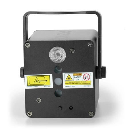 Bateryjny efekt świetlny LED z laserem RGB TINYLED-LASRGB