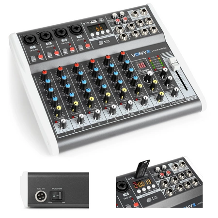 Mikser 8- kanałowy DSP VMM-K802 Vonyx
