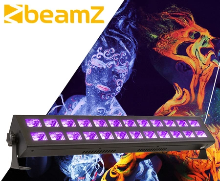 Belka listwa Ultrafiolet BUV2123 2x12 diod LED Beamz