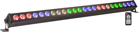Belka oświetleniowa LED BAR 24x 4W RGBW Ibiza LEDBAR24-RC