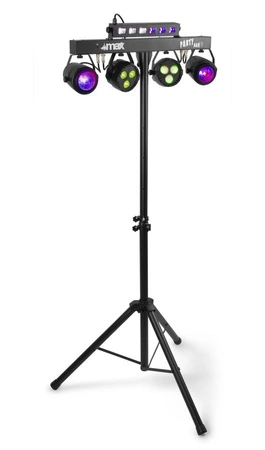 Zestaw oświetleniowy PAR UV STROBE JELLY MOON MAX PARTYBAR10