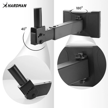 Statyw kolumnowy ścienny 2szt HWS4 Hardman