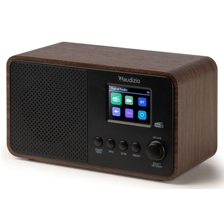 Radio cyfrowe DAB+ FM Avio czarne Audizio