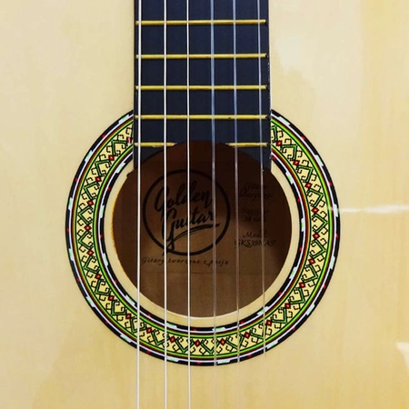 Zestaw: Gitara klasyczna naturalna 4/4 39" Golden Guitar+ pokrowiec tuner struny kostki+ 2x statyw+ podnóżek