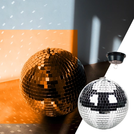 Zestaw: Kula lustrzana MB30M 30cm+ napęd sieciowy