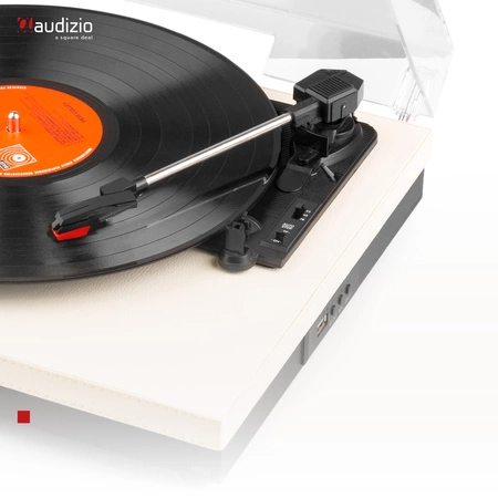 Gramofon RP113C Audizio wejście/wyjście BT kremowy