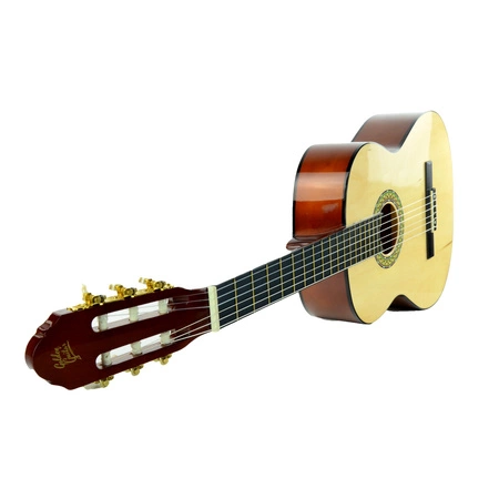 Zestaw: Gitara klasyczna 4/4 39" kolor naturalny GKS39NAT Golden Guitar+ pokrowiec tuner struny kostki