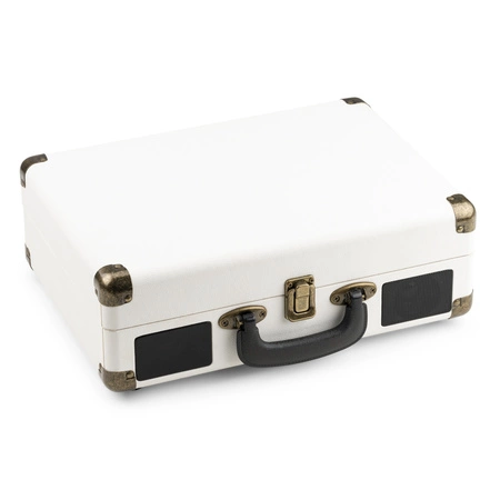 Gramofon w walizce z BT In/Out RP116CR Audizio biały