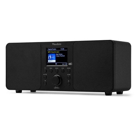 Radio cyfrowe Genua DAB+ FM stereo Audizio czarne