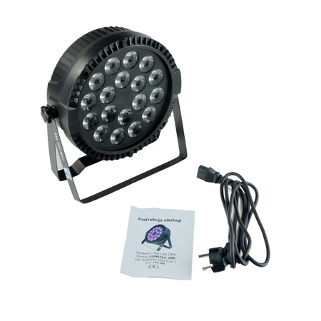 Reflektor PAR LED DMX Firefog LUMITEC 180 18x RGBWAU LED 6-w-1