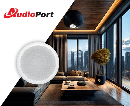 Głośnik sufitowy pasywny 6'' 10W 8Ohm 1szt ZS104P Audioport