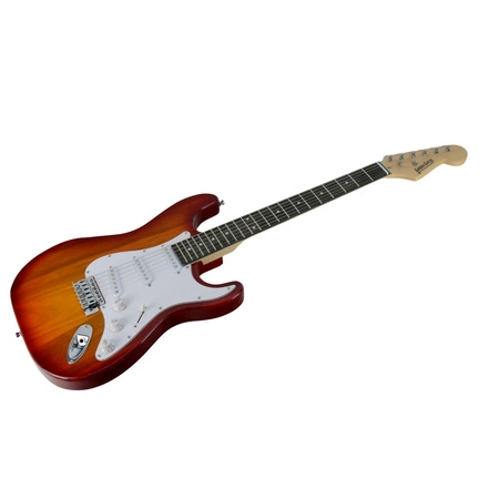 Gitara elektryczna - kompletny zestaw -Golden Guitar STEG-20 wiśniowa Stratocaster