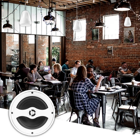 Głośnik wiszący 100V 6,5” biały PDS65W Power dynamics