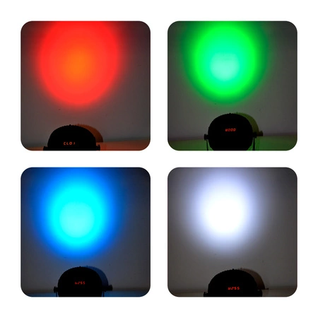 Reflektor PAR LED DMX Firefog LUMITEC 180 18x RGBWAU LED 6-w-1