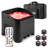 Zestaw 6 oświetlaczy bateryjnych BBP94 LED 4x10W + dedykowany soft case