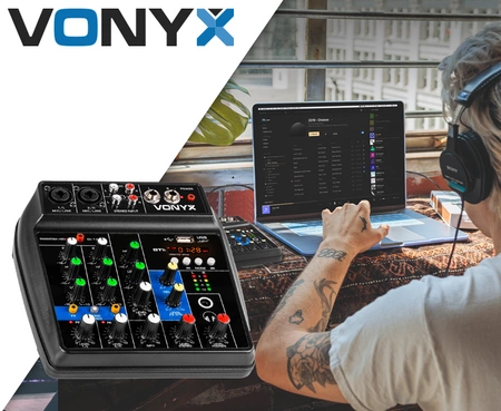 Mikser analogowy USB BT VMM100 Vonyx
