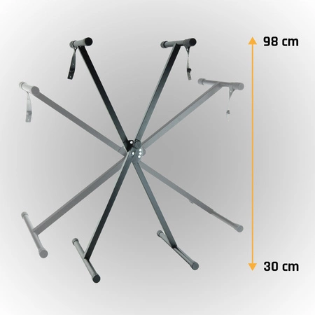 Statyw pod keyboard organy wysokość 30-98cm Hardman