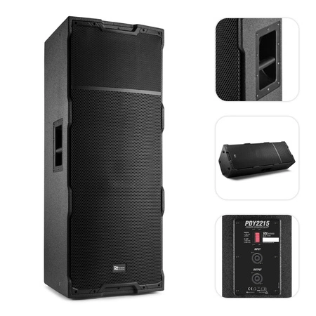 Profesjonalny zestaw nagłośnieniowy 2x 1200W 2x 7500W Power Dynamics