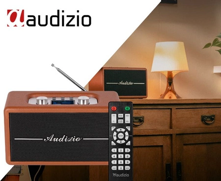 Radio retro DAB FM BT Tune60 Audizio brązowe
