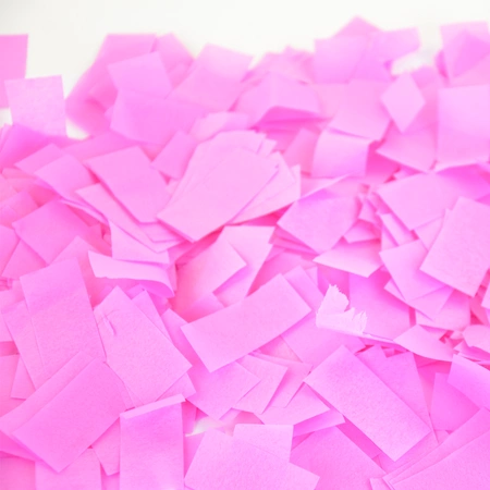 Tuba - wyrzutnia konfetti 20 cm - kolor różowy