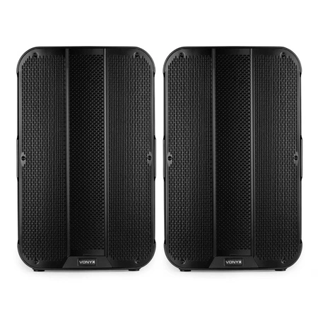 Zestaw kolumn aktywnych Vonyx VD715A z Bluetooth i bezprzewodowym parowaniem stereo - Bi-amp - 15 cali - 1800W